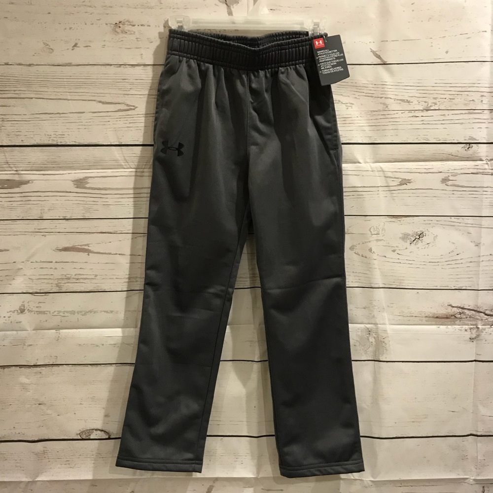 NWT Under Armour Boys Sweatpants Size 4